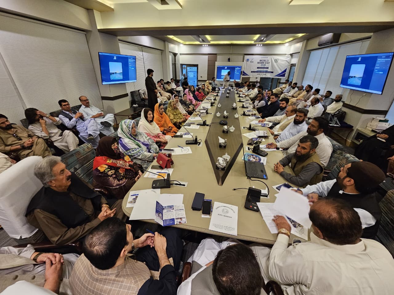 (MSME Day) QCCI &amp; SMEDA Cooperated Meeting at QCCI Hall