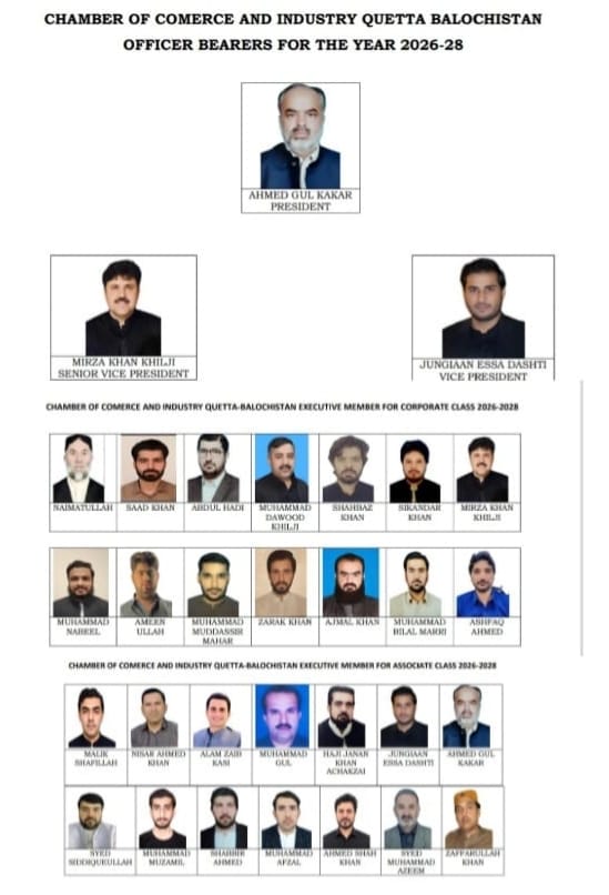 New Office Bearers of QCCI for the year 2026-28