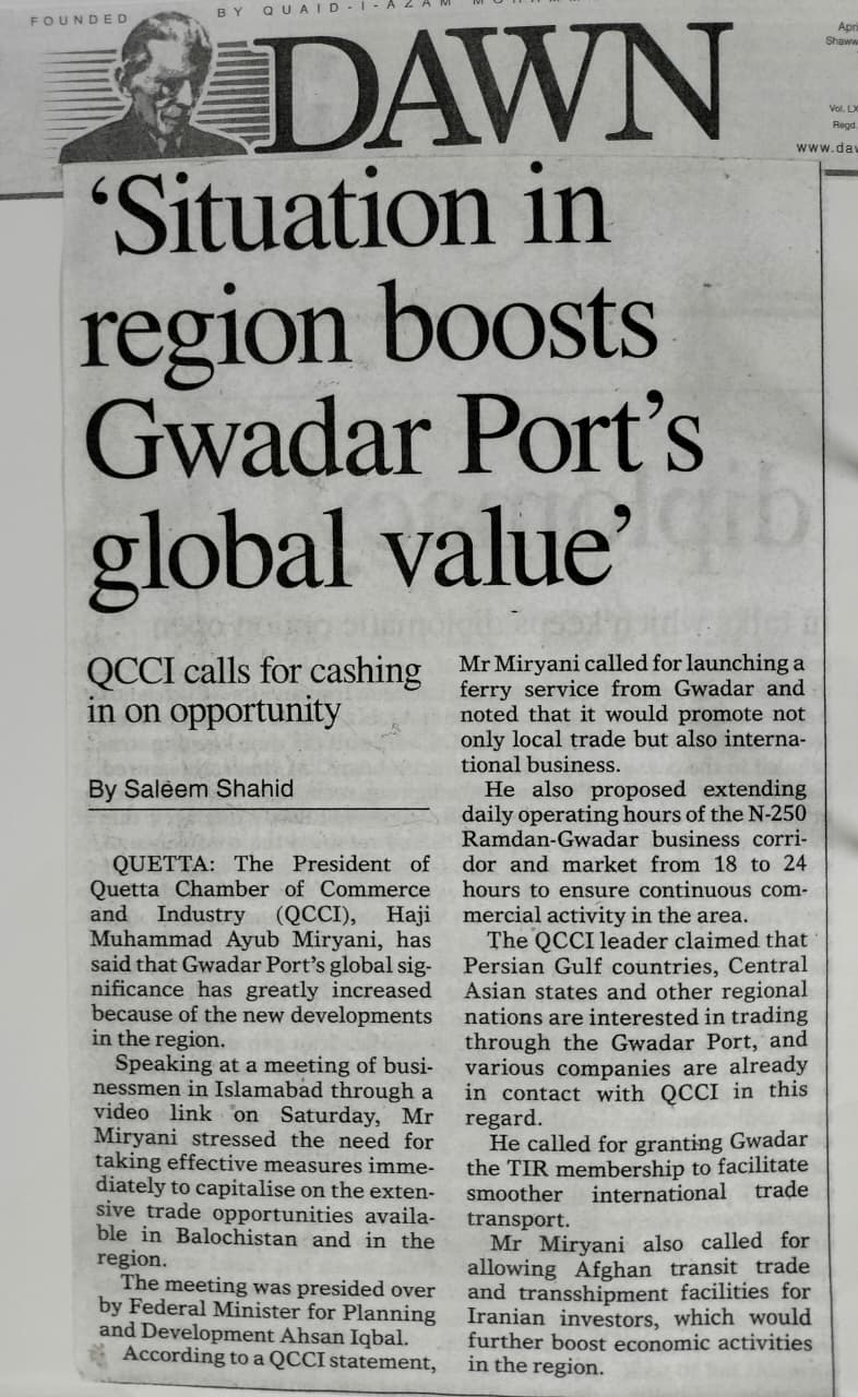 Qcci Calls for cashing in on opportunity